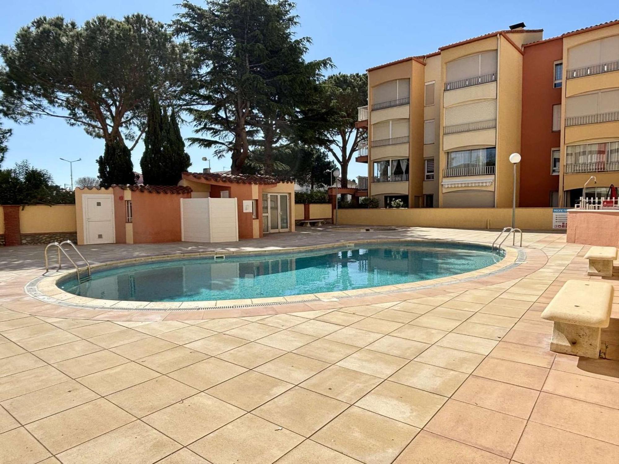 Studio/Cabine 4 Pers, Piscine, Proche Mer, Argeles-Sur-Mer - Fr-1-225-33 ภายนอก รูปภาพ